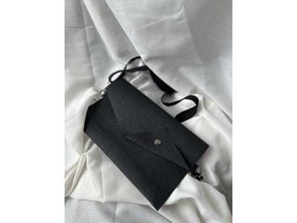 Papírová crossbody asymetric // all matte black