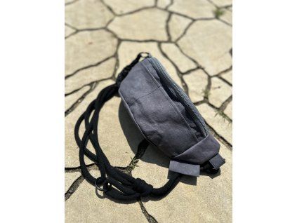 Papírová ledvinka s lanem // grafit