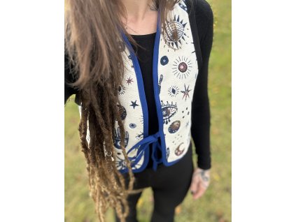 Vestička Namaste modrá