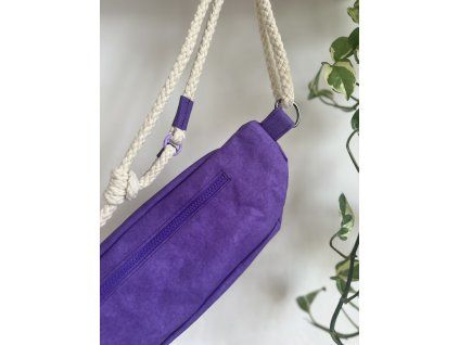 Papírová ledvinka s lanem // violet