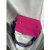 Papírová crossbody // fuchsia ~ flowers