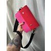 Papírová crossbody // fuchsia ~ red