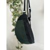 Papírová ledvinka s lanem // dark green + black