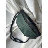 Papírová ledvinka s lanem // dark green + black
