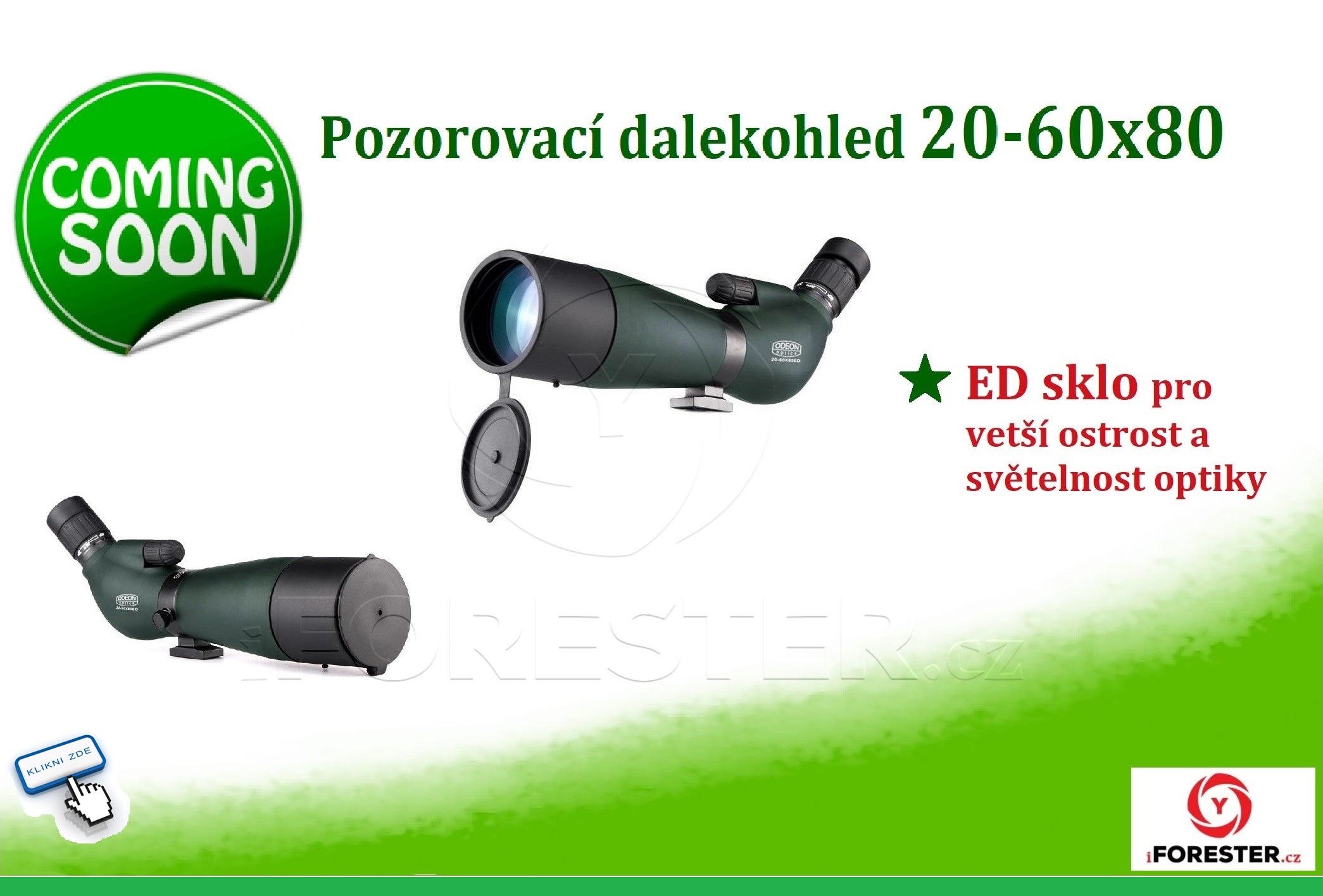 pozorovací dalekohled 20-60x80
