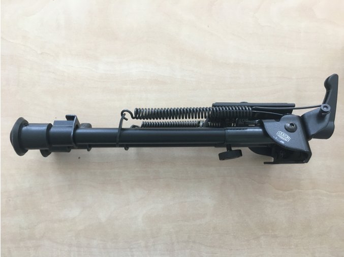 DVOJNOŽKA (bipod, typ Harris) ODEON 15CM - 23CM (6'' - 9'') s rychlým uzamčením náklonu + adaptéry