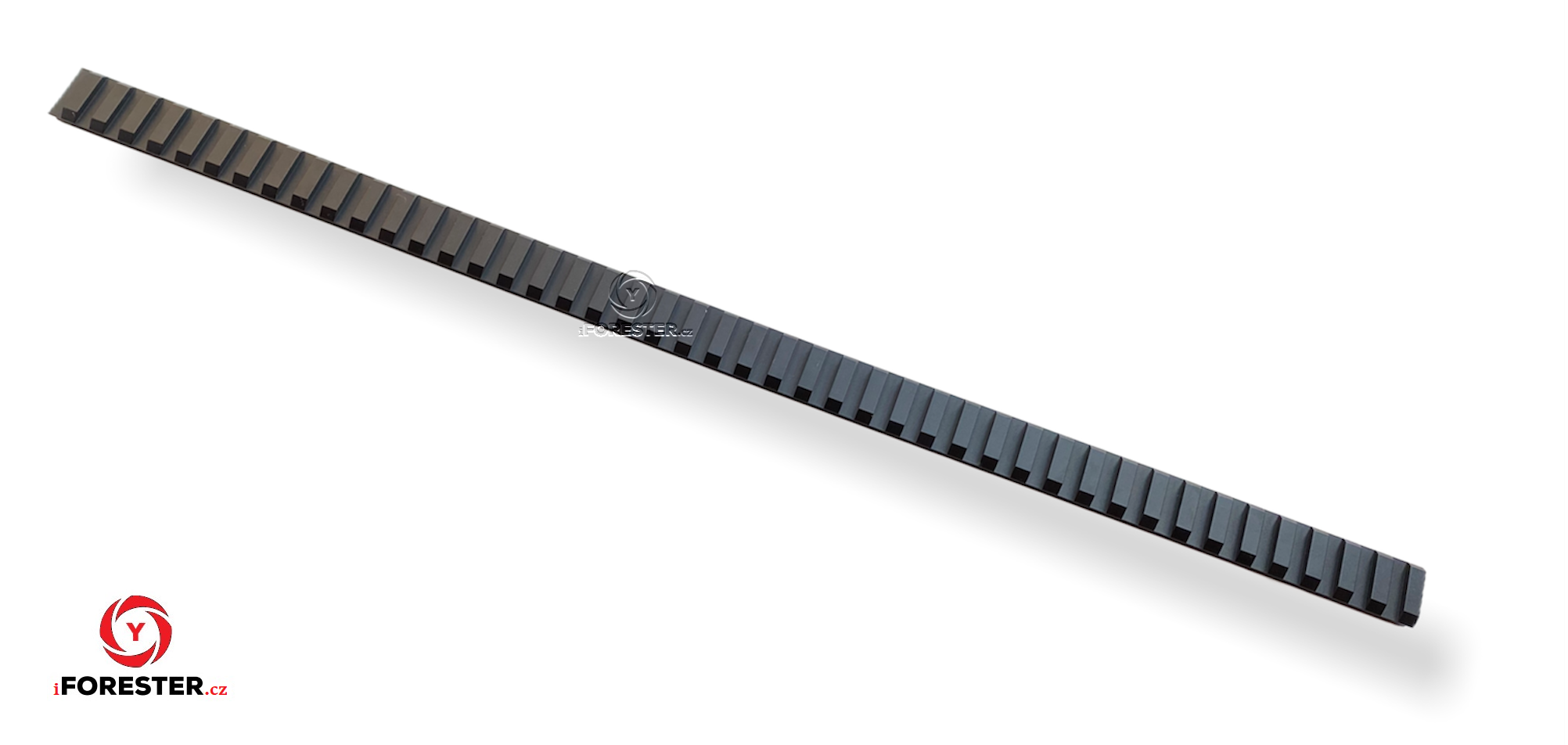 Duralová picatiweaver lišta 45 slotů - délka 45 cm