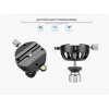 SET - Profesionální karbonový střelecký stativ Leofoto LM-402C a Kulová hlava pro stativ Leofoto YB-100 MK