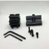 DVOJNOŽKA (bipod, typ Harris) ODEON 15CM - 23CM (6'' - 9'') s adaptéry