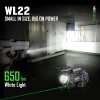 Subkompaktní dobíjecí taktická svítilna na zbraň NEXTORCH WL22 G - 650 Lumenů  - Zelený laser