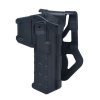 Taktické pistolové pouzdro holster na zbraň s baterkou (Glock 17) - písková, černá