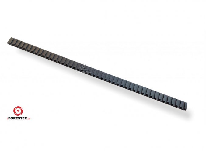 Duralová weaver lišta 45 slotov - dĺžka 45 cm