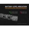 Fenix PD35V2 Camo Flashlight battery level