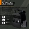 Utilitarian plate carrier release 1