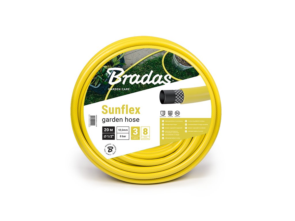BRADAS Zahradní hadice Sunflex 1" - 30m