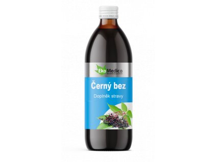 Černý bez 1000 ml - 6 kusů