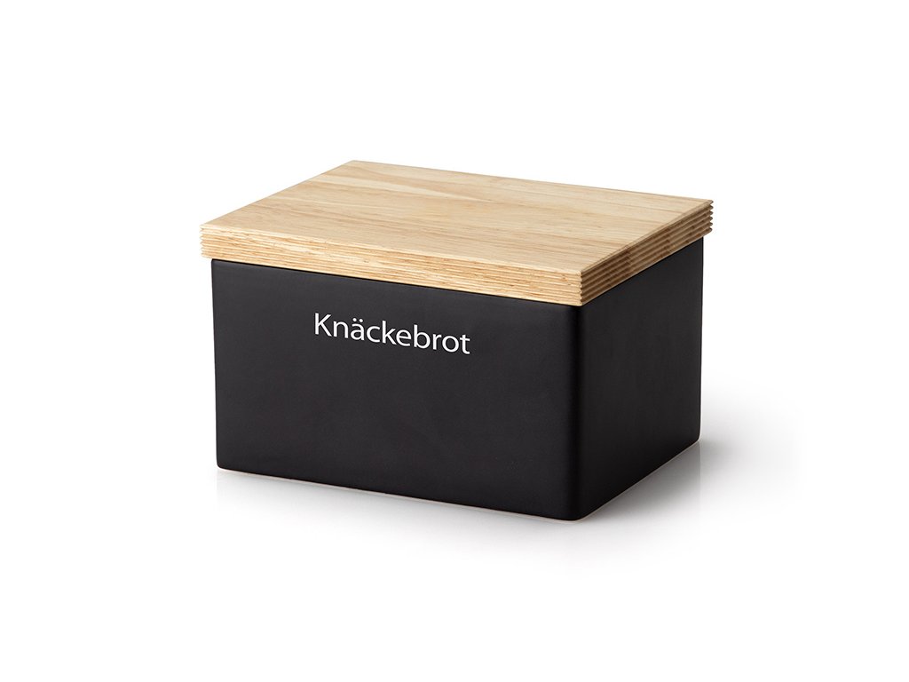 Dóza na knäckebroty černá Continenta