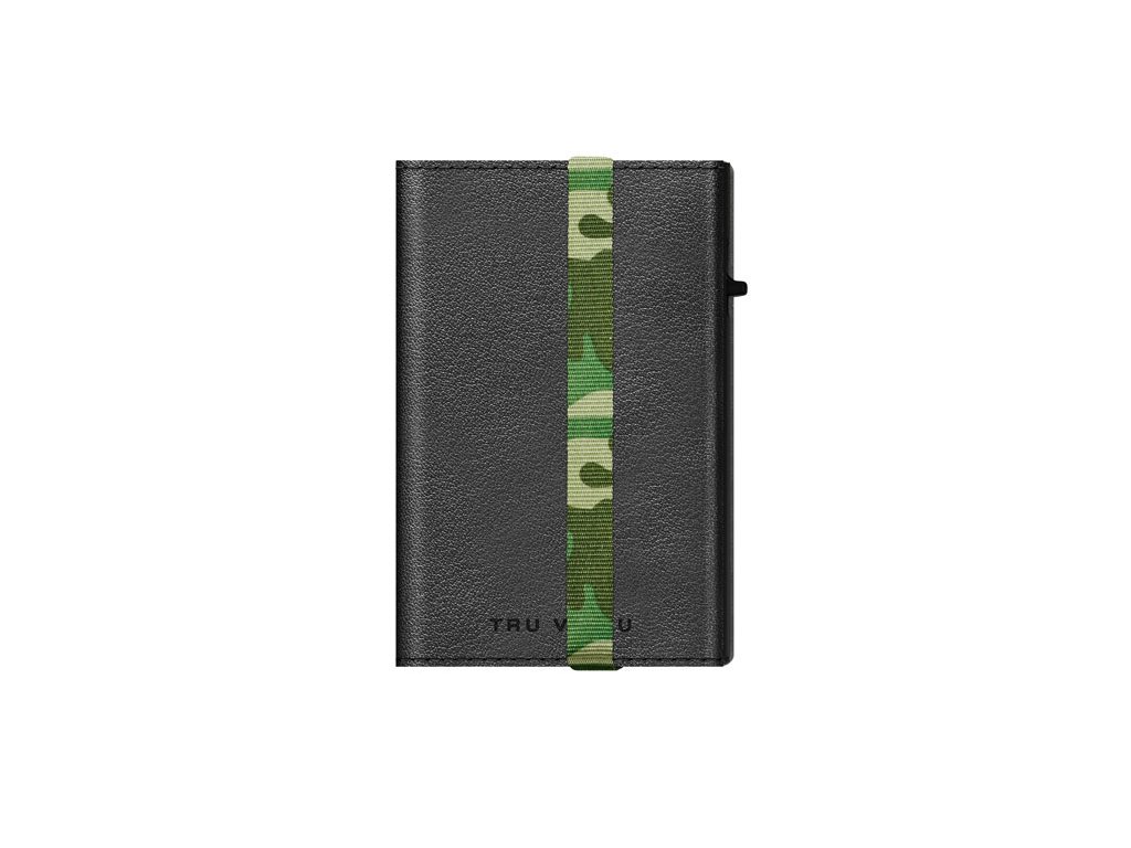 Front Edge Strap Nappa Black Camouflage