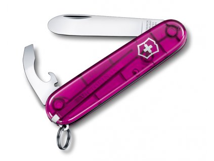 Můj první kapesní nůž Victorinox růžový transparentní  Victorinox