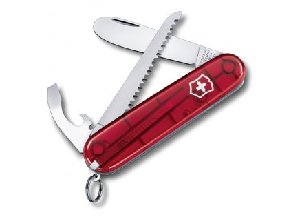 Kapesní nůž My First Victorinox červený transparentní  Victorinox