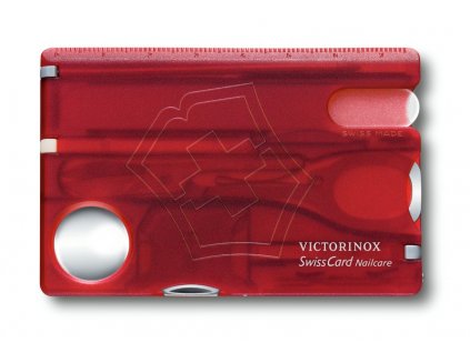 Karta Swiss Card Nailcare červená  Victorinox