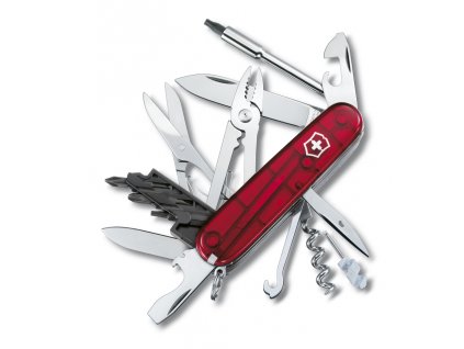 Kapesní nůž CYBER TOOL 34 červená transparentní  Victorinox