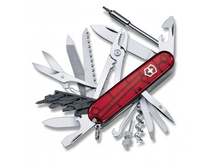 Kapesní nůž CYBER TOOL 41 červená transparentní  Victorinox