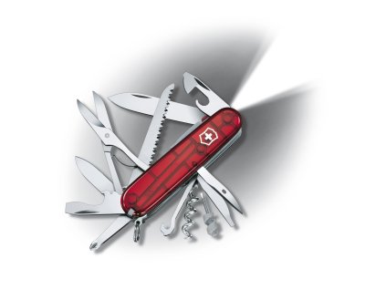 Kapesní nůž Victorinox HUNTSMAN červený transparentní  Victorinox