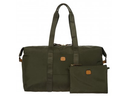 Cestovní taška X-Bag Large 2v1 Holdall olivová  Bric`s