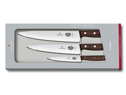 Sada kuchařských nožů Wood 3 ks  Victorinox