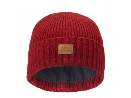 Čepice pletená Fan Beanie Deluxe červená  Victorinox