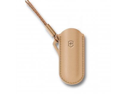 Kožené pouzdro pro kapesní nůž Classic Wet Sand hnědé  Victorinox