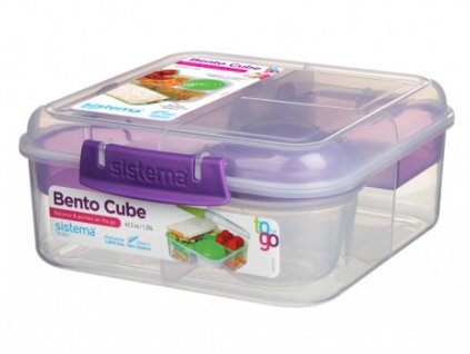 Box na oběd Bento Cube To Go 1,25 l  Sistema