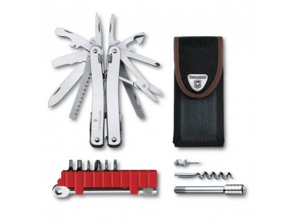 Kleště Swiss Tool Spirit X Plus Ratchet s ráčnou v nylonovém pouzdře  Victorinox