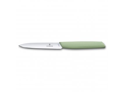 Nůž nakrajovací Swiss Modern 10 cm zelený  Victorinox