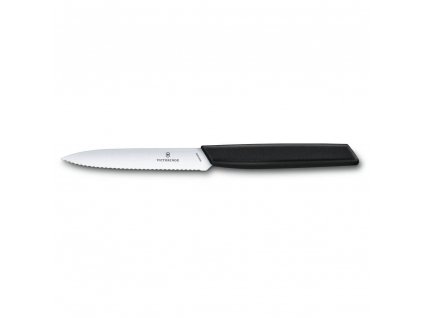 Nůž nakrajovací Swiss Modern 10 cm černý  Victorinox