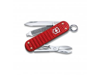 Kapesní nůž Victorinox CLASSIC PRECIOUS ALOX Iconic Red  Victorinox