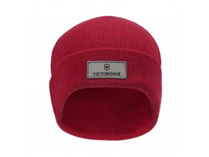 Čepice pletená Fan Beanie červená  Victorinox