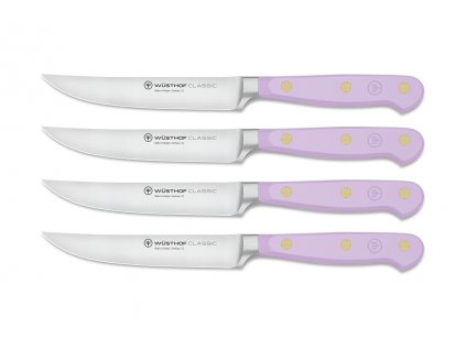 Sada 4 nožů na steaky Classic Colour 12 cm Purple Yam  Wüsthof