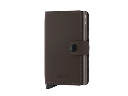 Secrid Miniwallet Matte Truffle Front