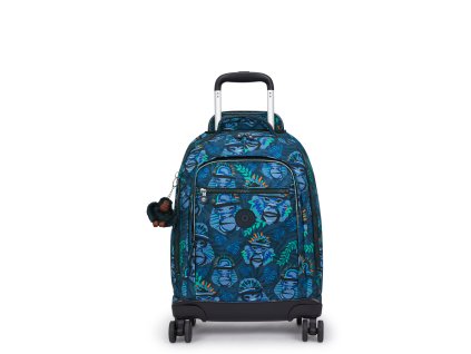 Školní batoh na kolečkách NEW ZEA Blue Monkey Fun  Kipling