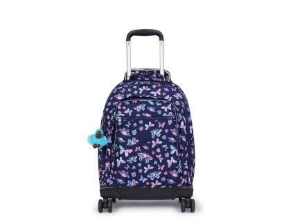 Školní batoh na kolečkách NEW ZEA Butterfly Fun  Kipling