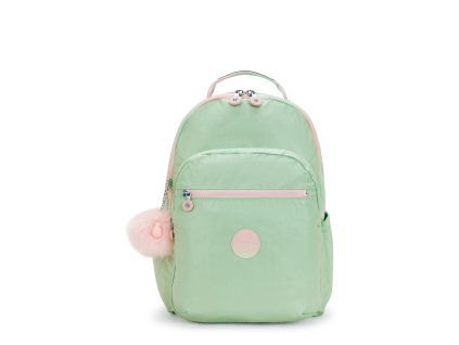 Batoh Seoul College Soft Green Met  Kipling