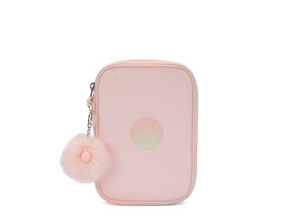 Školní penál 100 PENS Blush Metallic  Kipling