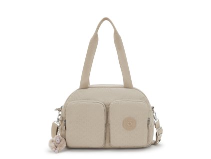 Kabelka COOL DEFEA Signature Beige Embossed  Kipling