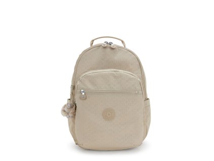 Batoh Seoul Signature Beige Embossed  Kipling