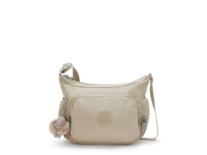 Kabelka Gabb S Signature Beige Embossed  Kipling