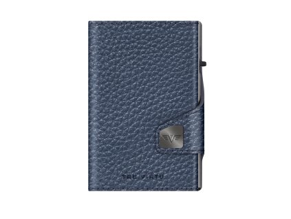 Leather Alu front Navy