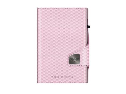 Peněženka Click & Slide Rhombus Rosé/Silver  TruVirtu