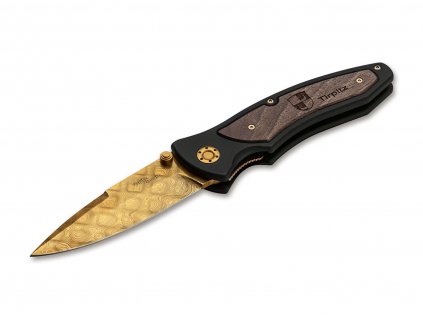 Kapesní nůž Tirpitz-Damast Gold  Böker Solingen